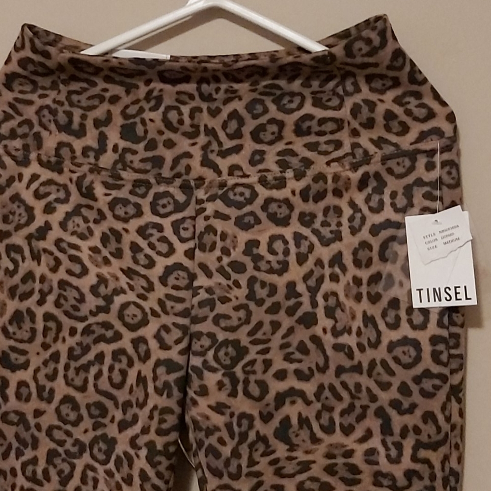BNWT animal print leggings.